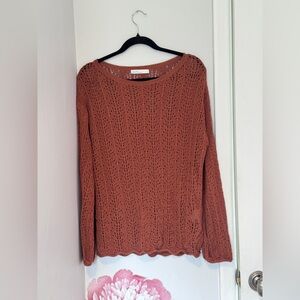 Oak+Fort open knit shirt